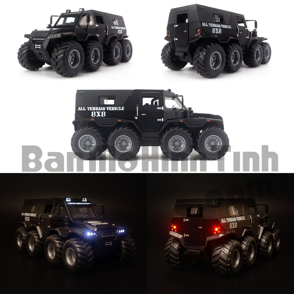 Mô hình xe Shaman 8x8 ATV 1:24 Miniauto