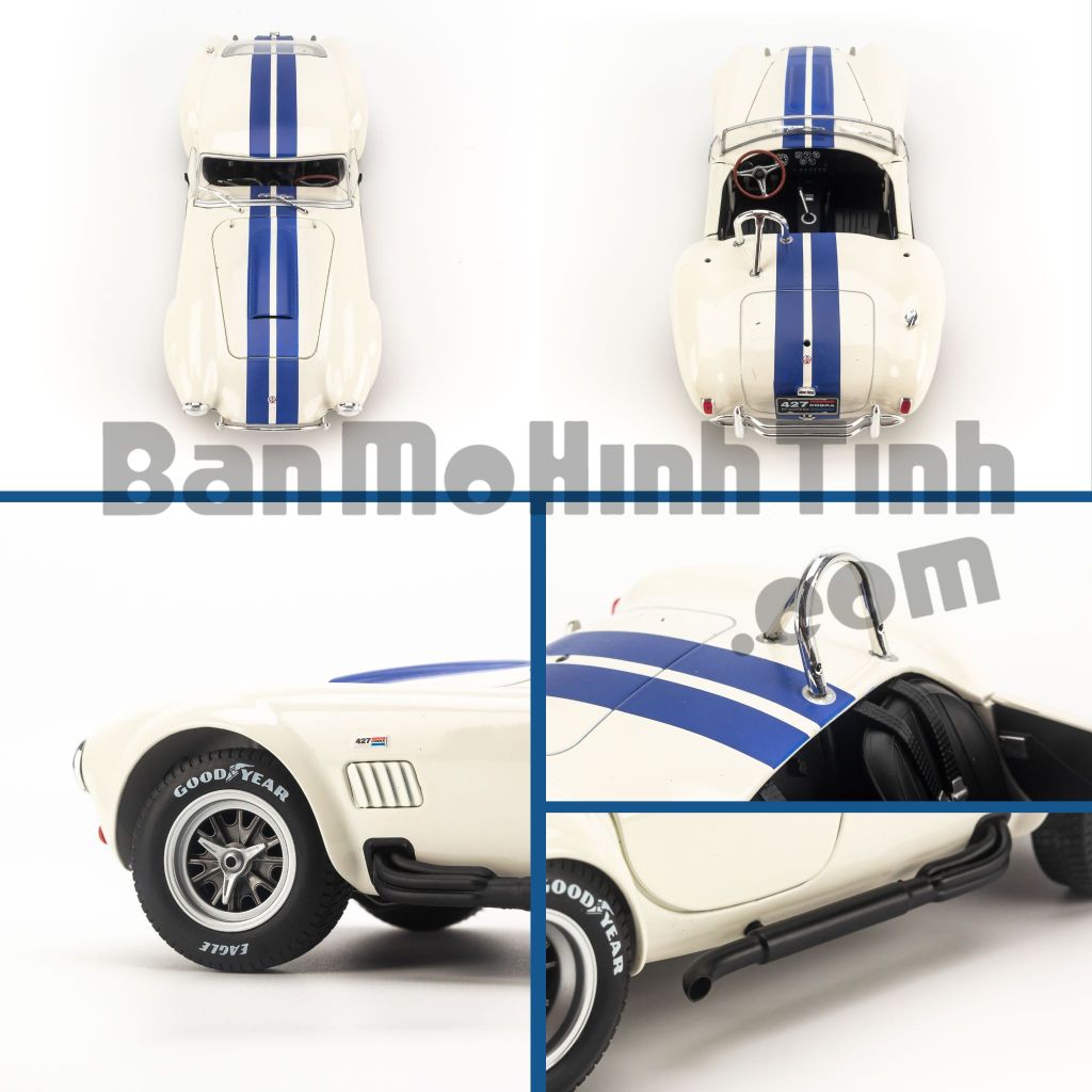 Mô hình xe Shelby Cobra 427 SC 1965 1:18 Solido