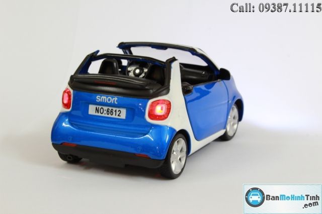 Mô hình xe Smart Fortwo Cabrio 1:32 Proswon