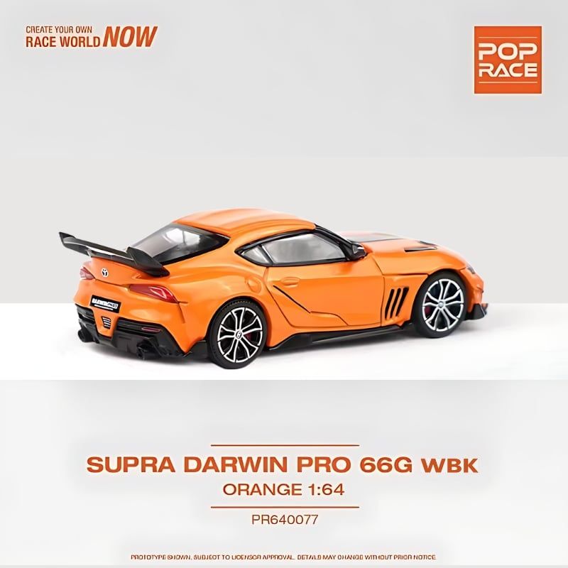 Mô hình xe Supra Darwin Pro 66G WBK 1:64 POP RACE