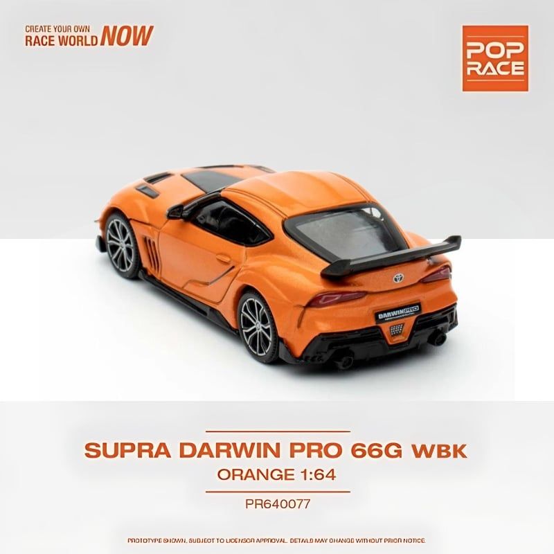 Mô hình xe Supra Darwin Pro 66G WBK 1:64 POP RACE