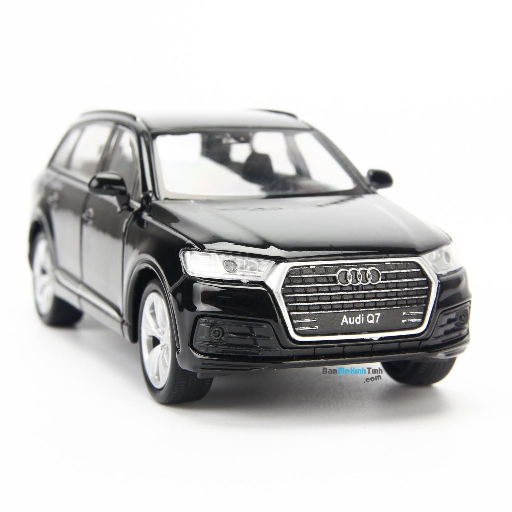 Mô hình xe suv Audi Q7 1:36 Welly Black (6)
