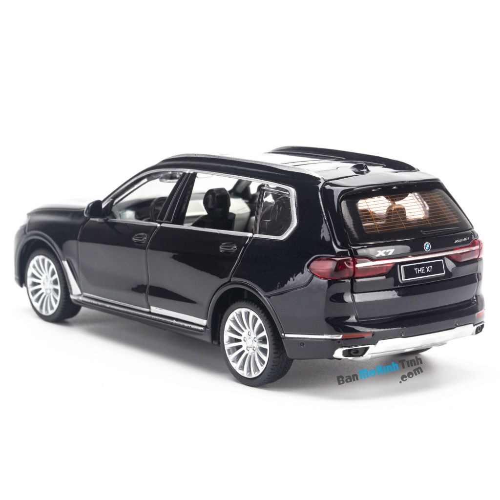 Mô hình xe BMW X7 1:32 Uni Black (4)