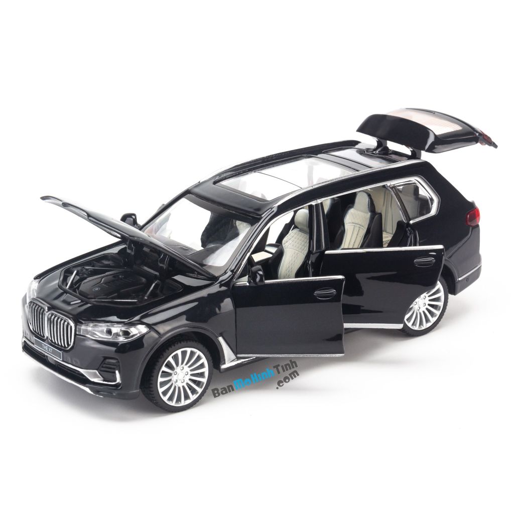 Mô hình xe BMW X7 1:32 Uni Black (7)