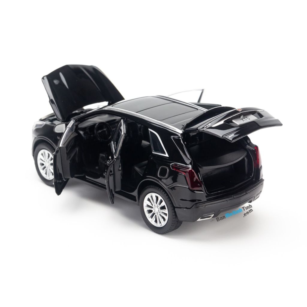 Mô hình xe Cadillac XT5 1:32 Jackiekim Black (8)