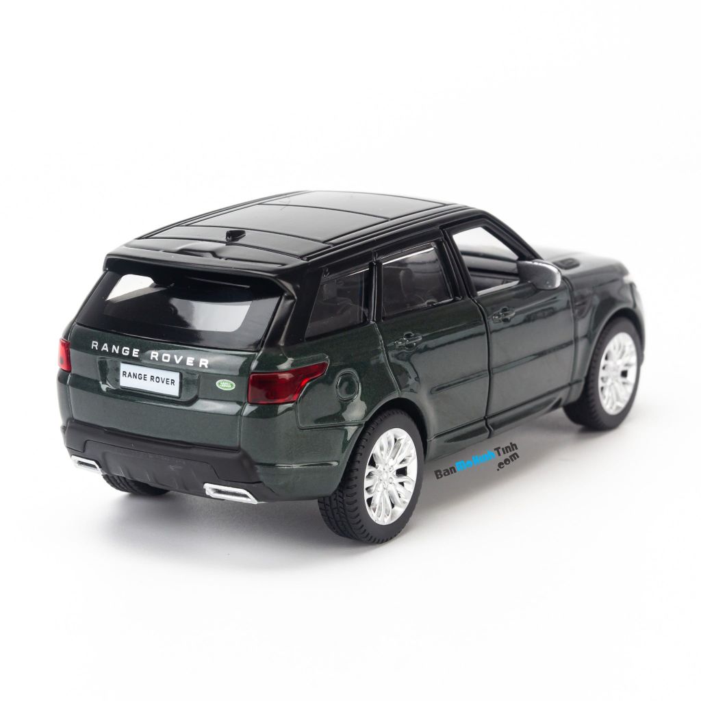 Mô hình xe Land Rover Range Rover 1:36 Jackiekim Dark Green (3)