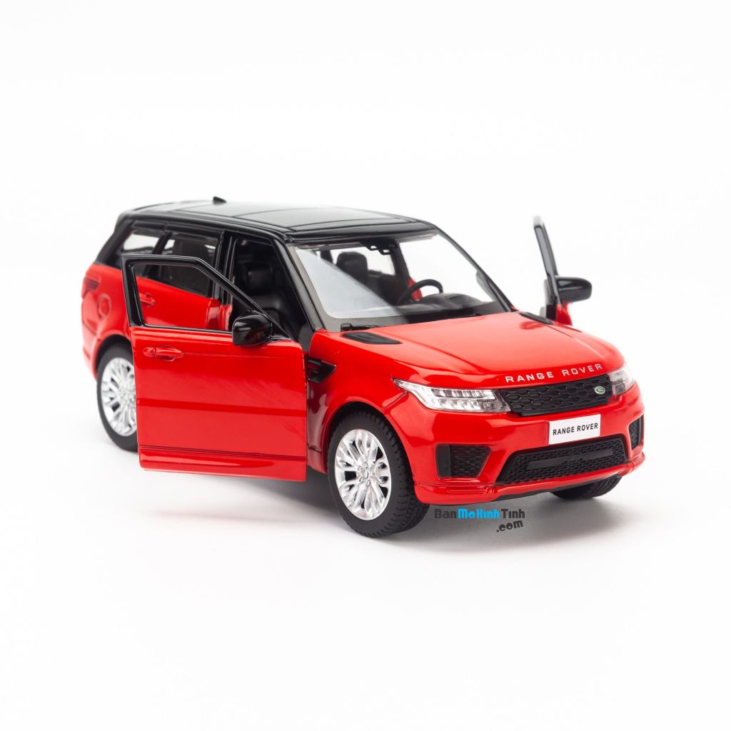 Mô hình xe Land Rover Range Rover 1:36 Jackiekim Red (4)