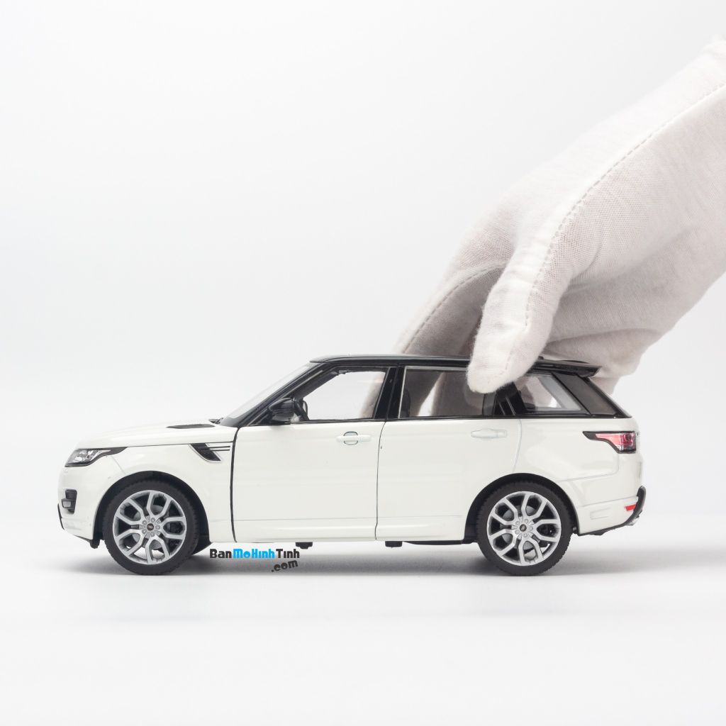 Mô hình xe Land Rover Range Rover Sport 1:24 Welly White (9)