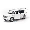 Mô hình xe suv Nissan Patrol 1:32 JKM White (8)