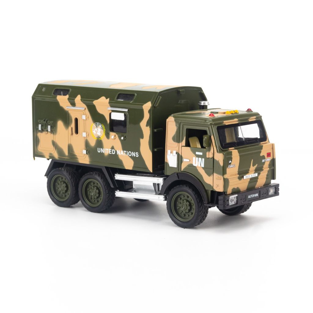 Mô hình xe tải quân sự United Nations 1:32 Military force