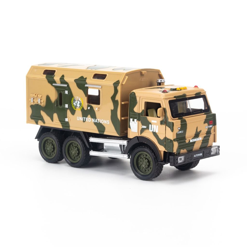 Mô hình xe tải quân sự United Nations 1:32 Military force