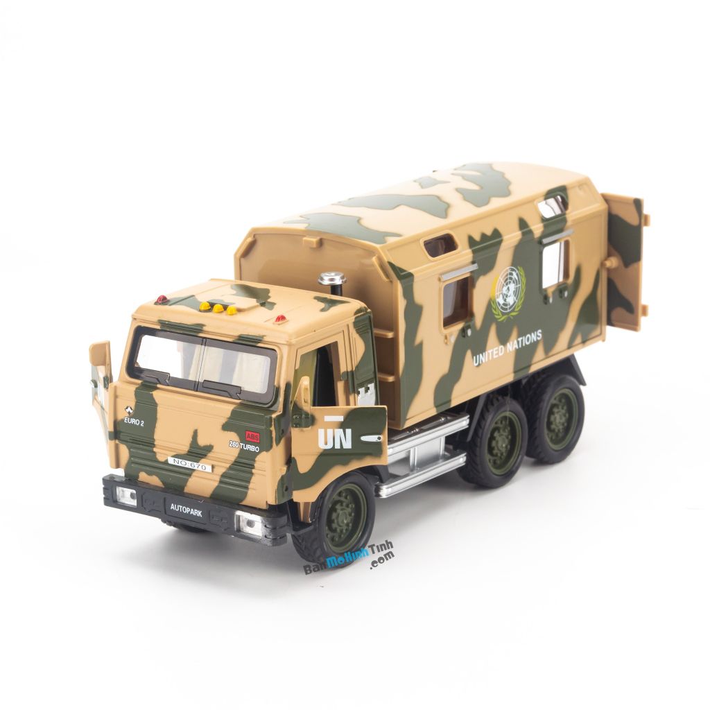 Mô hình xe tải quân sự United Nations 1:32 Military force