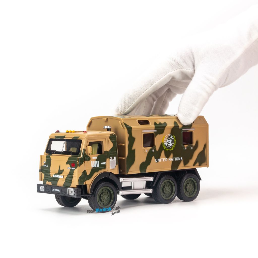 Mô hình xe tải quân sự United Nations 1:32 Military force