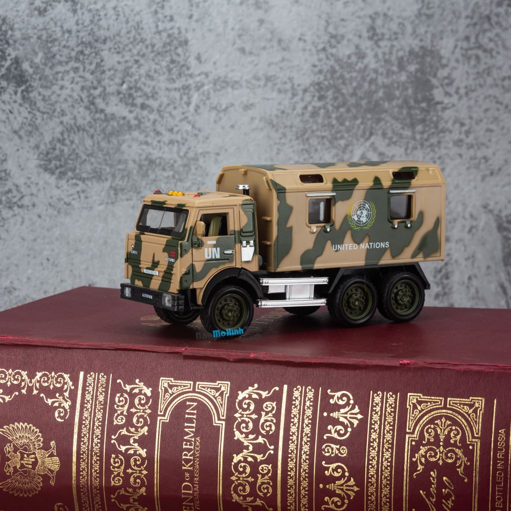 Mô hình xe tải quân sự United Nations 1:32 Military force