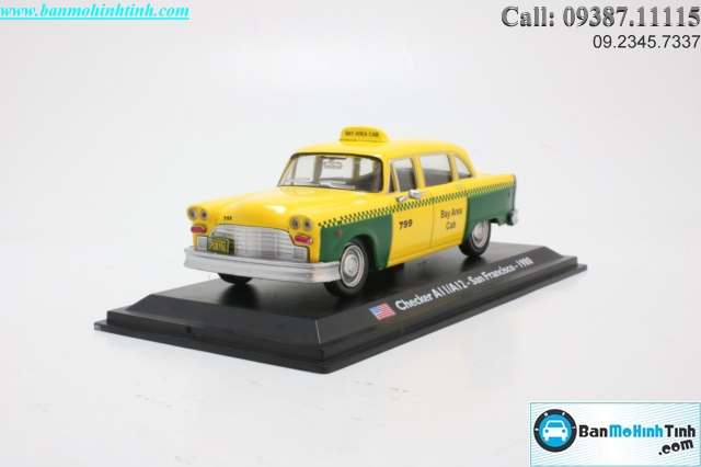 Modèle Réduit Checker Taxi San Francisco 1980 - Échelle 1/43 - Collection Centauria - Neuf