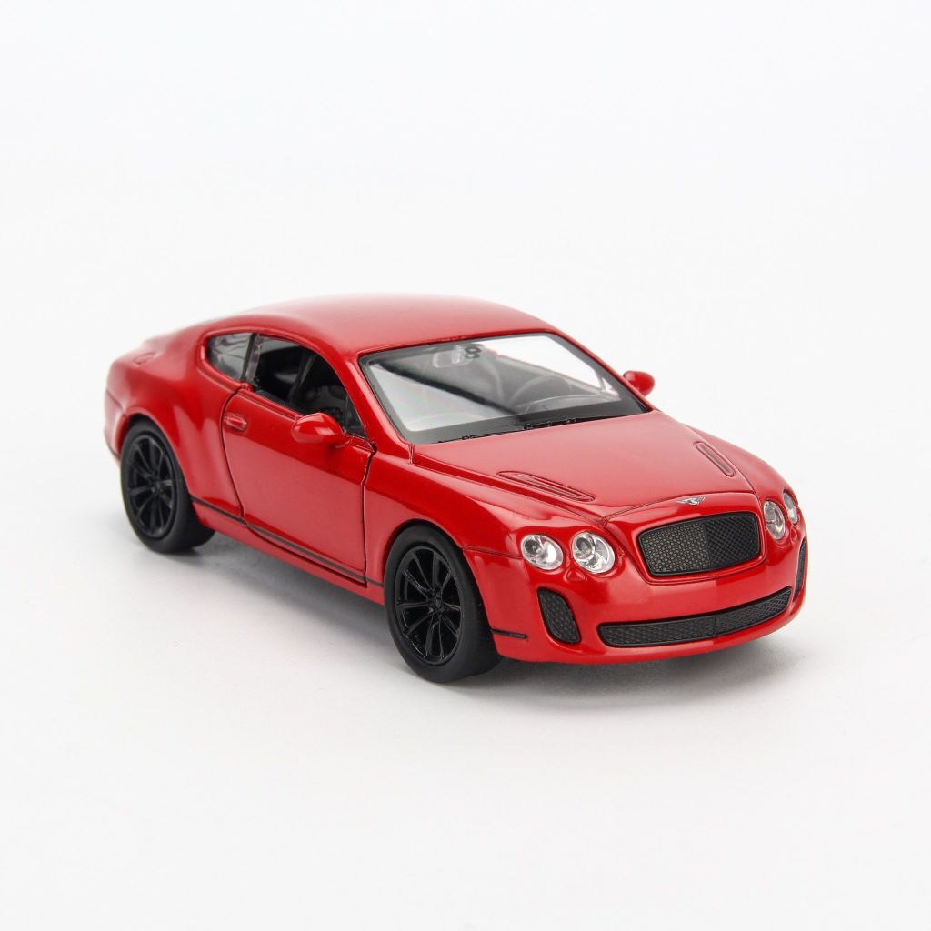 Mô hình xe thể thao Bentley Continental Supersport 1:36 Welly Red