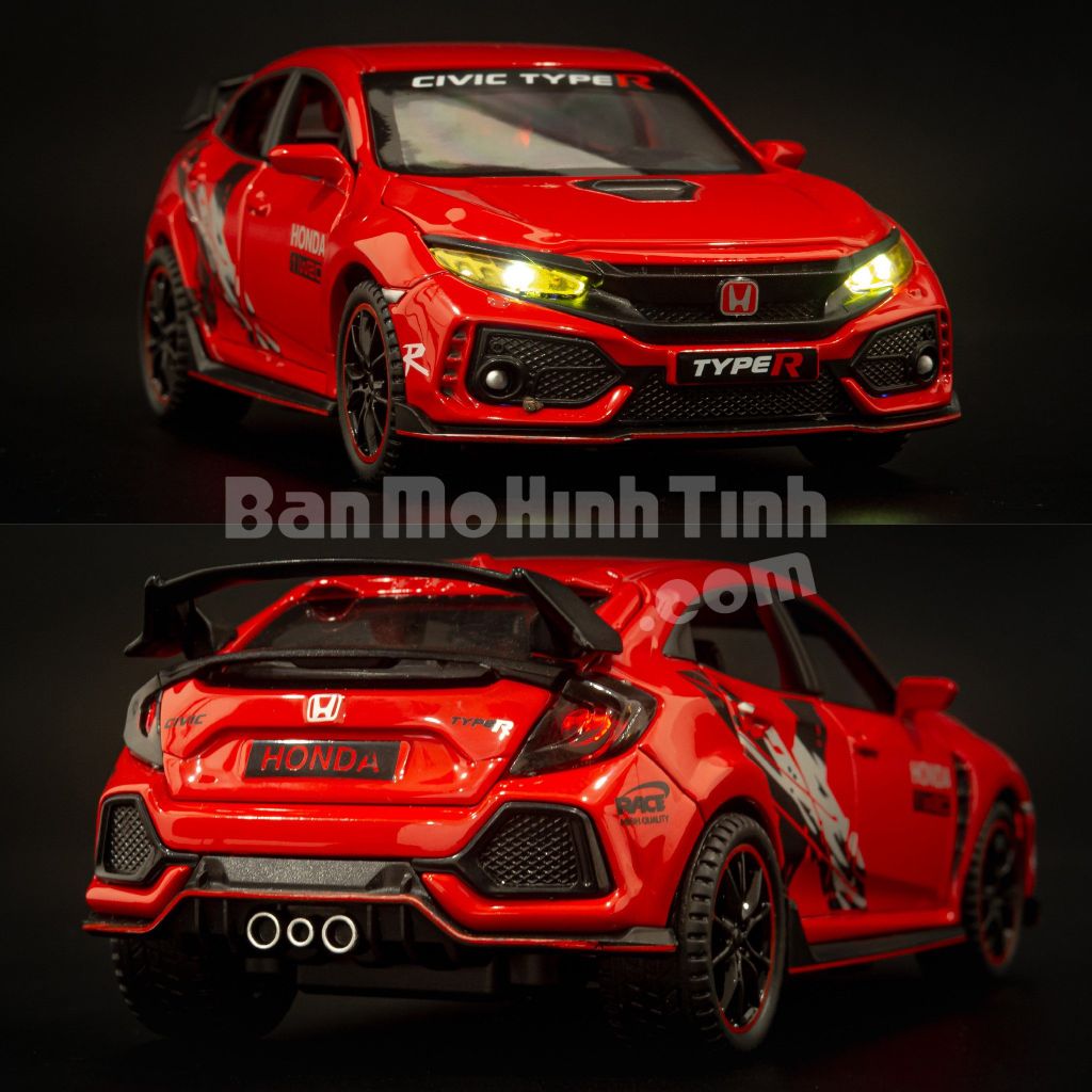 Mô Hình Xe Honda Civic Type-R 1:32 Double Horses – Banmohinhtinh.Com