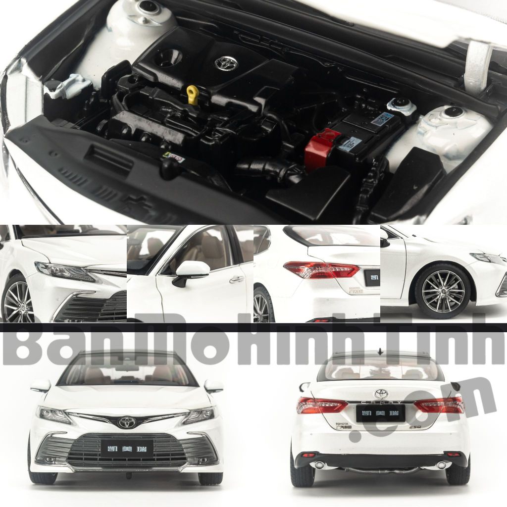  Mô hình xe Toyota Camry 2021 1:18 Paudi 