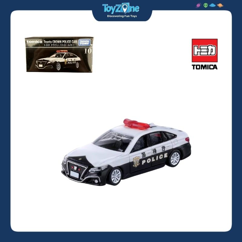 Mô hình xe Toyota Crown Police Car No.10 TOMICA PREMIUM