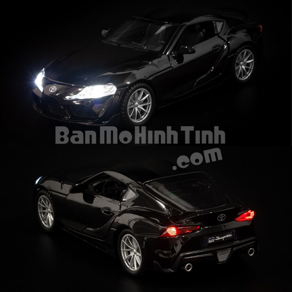 Mô hình xe Toyota GR Supra 1:32 XHO Black (3)