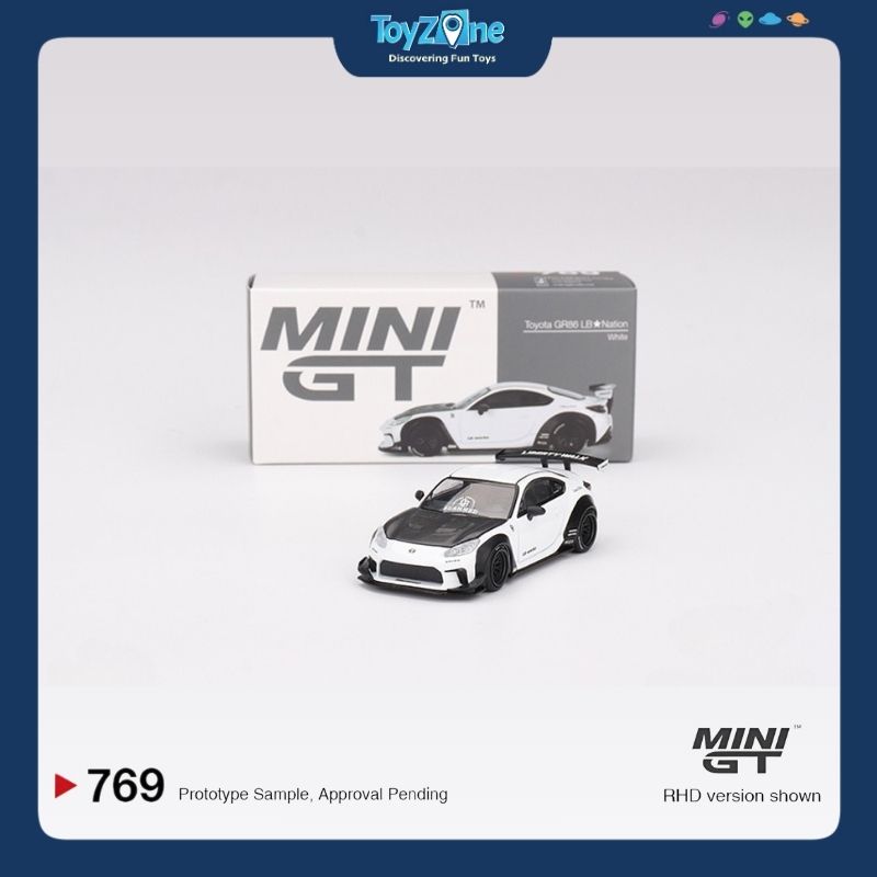 Mô hình xe Toyota GR86 LB ★ Nation 1:64 MiniGT