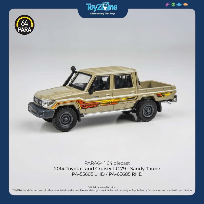 Mô hình xe Toyota Land Cruiser 70 Series 2014 PARA64