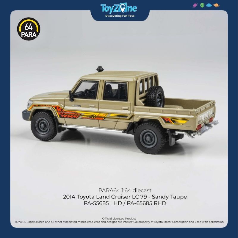 Mô hình xe Toyota Land Cruiser 70 Series 2014 PARA64