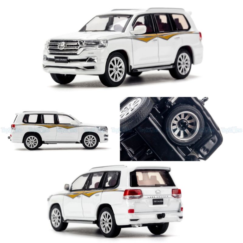  Mô hình xe Toyota Land Cruiser LC200 1:64 JKM 