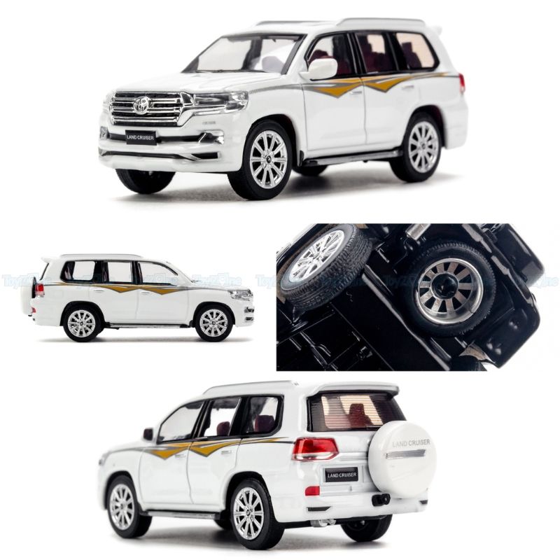 Mô hình xe Toyota Land Cruiser LC200 Spare Tire 1:64 JKM
