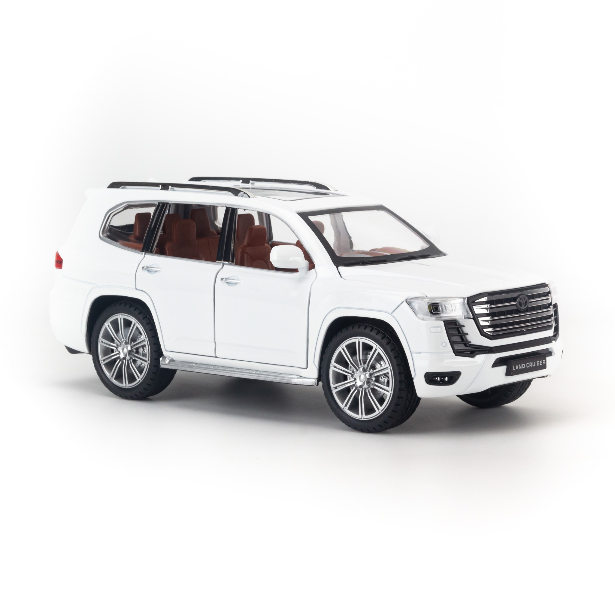 XE MÔ HÌNH TOYOTA LAND CRUISER TRẮNG 132 SHENG HUI  Cửa Hàng Mô Hình  Autono1