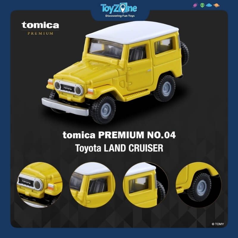 Mô hình xe Toyota Land Cruiser No.04 Tomica Premium