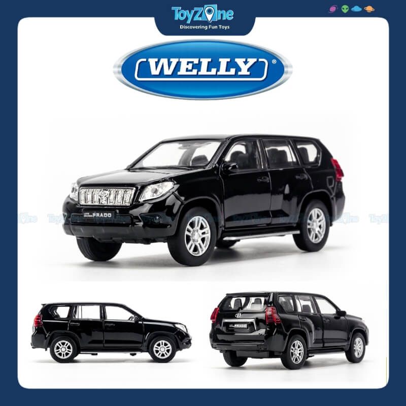 Mô hình xe Toyota Land Cruiser Prado 1:36 Welly