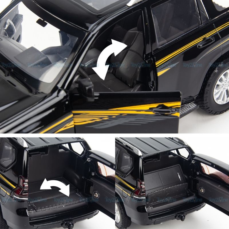 Mô hình xe Toyota Prado 1:24 CCA