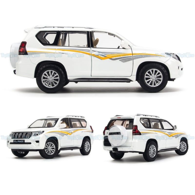 Mô hình xe Toyota Prado 1:24 CCA