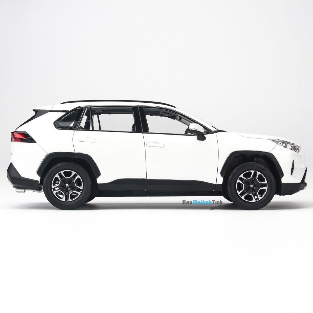 Mô hình xe SUV Toyota RAV4 2019 White 1:18 Dealer (3)