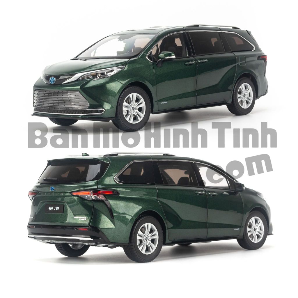 Mô hình xe Toyota Sienna 2022 1:18 Dealer