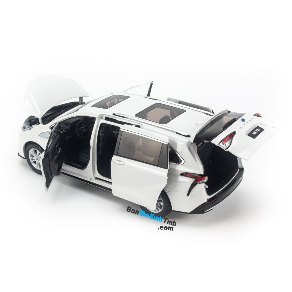 Mô hình xe Toyota Sienna 2022 1:18 Dealer