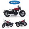  Mô hình xe mô tô Triumph Bonneville Bobber 1:12 Welly 