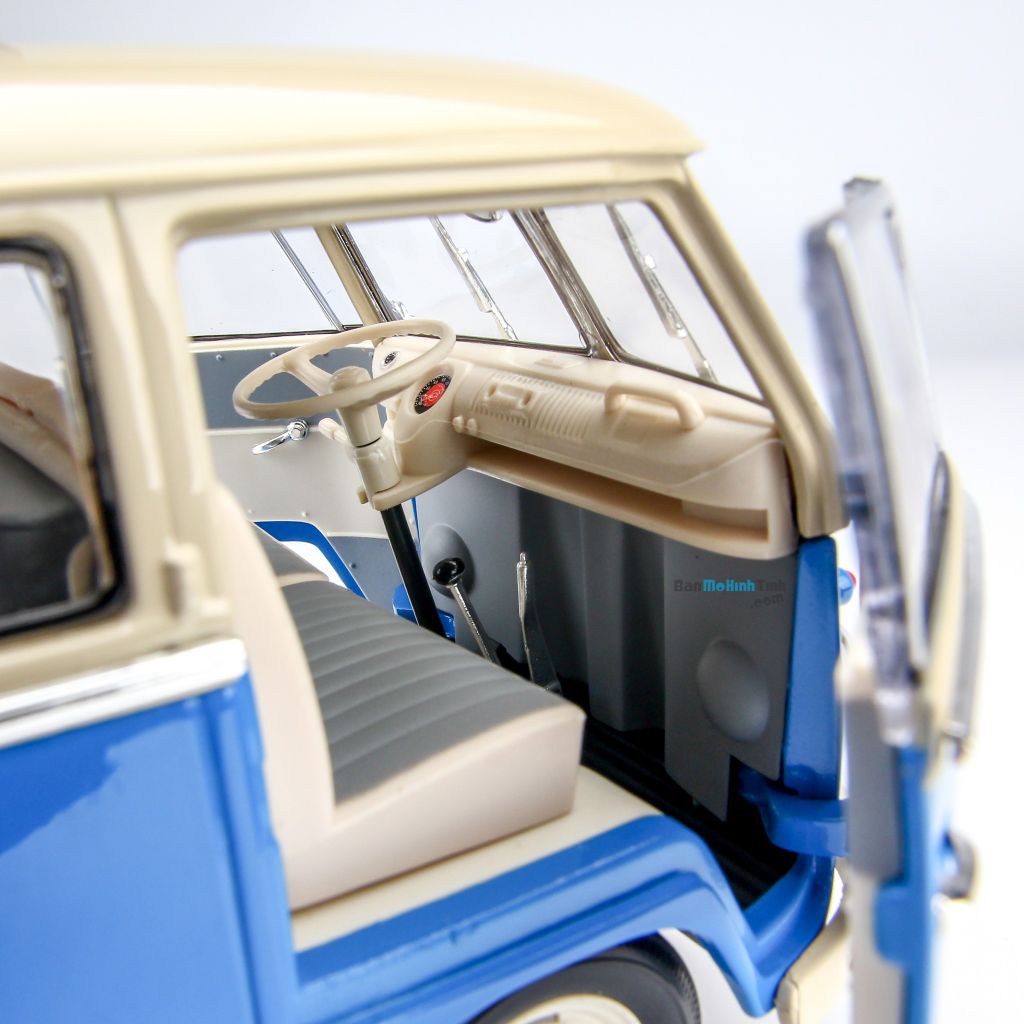  Mô hình xe Volkswagen T1 Bus - 1963 1:18 Welly 