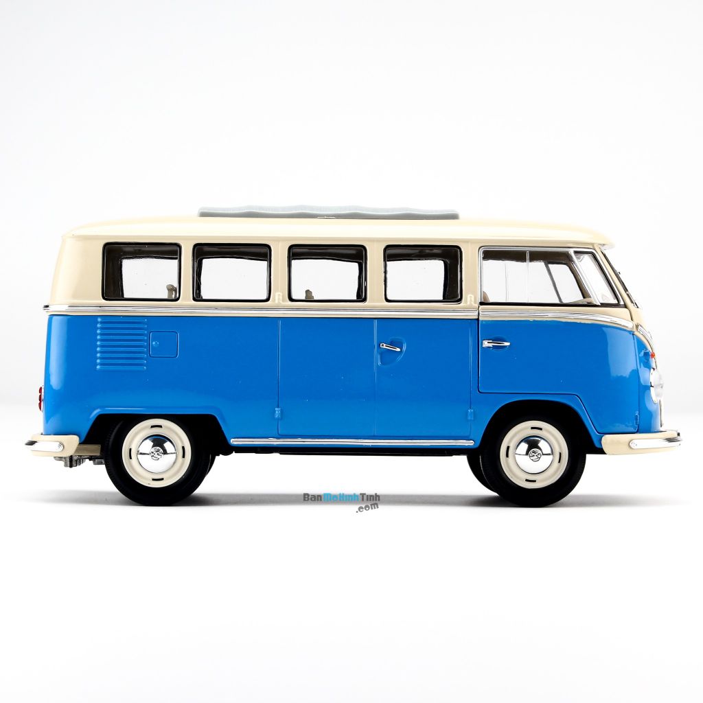  Mô hình xe Volkswagen T1 Bus - 1963 1:18 Welly 