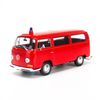  Xe cứu hỏa mô hình 1972 Volkswagen Bus T2 1:24 Welly 22472W 