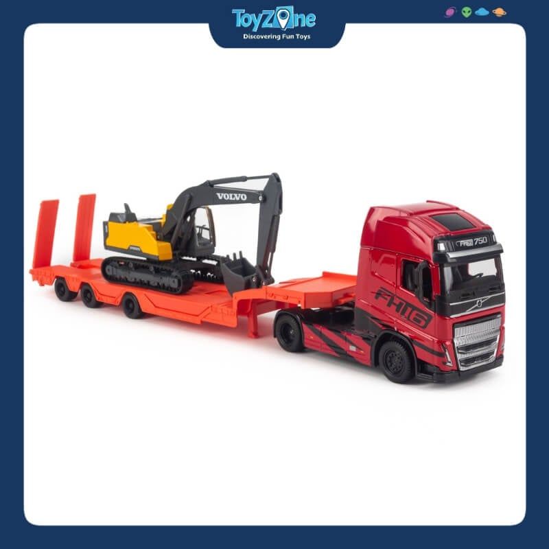 Mô hình xe Volvo FH16 Truck & Volvo Excavator 1:43 MAISTO