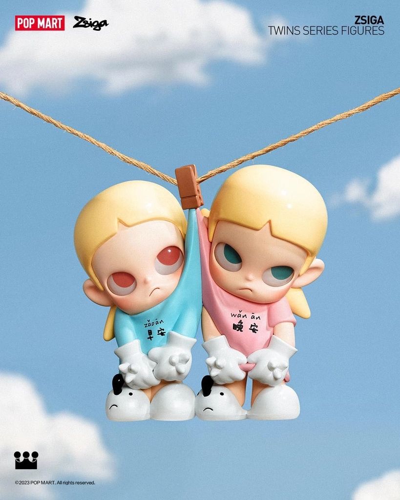  Mô hình đồ chơi Blind box Zsiga Twins - POP MART 