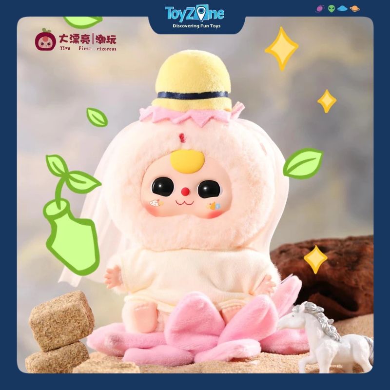  Mô hình Blind Box móc khoá gấu bông Baby Three Havoc in Heaven ( Tây Du Ký ) CUREPLANETA 