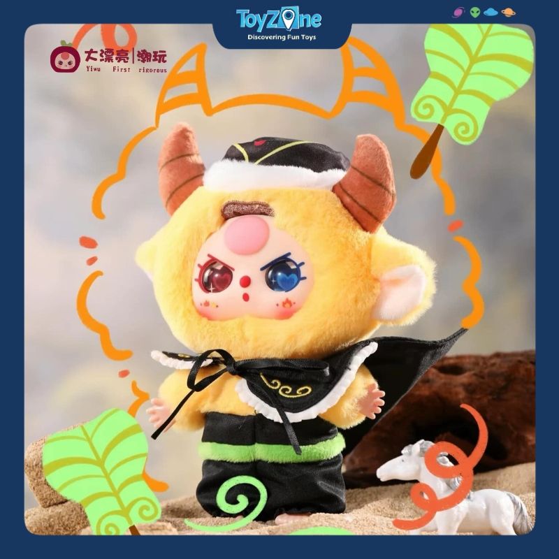  Mô hình Blind Box móc khoá gấu bông Baby Three Havoc in Heaven ( Tây Du Ký ) CUREPLANETA 