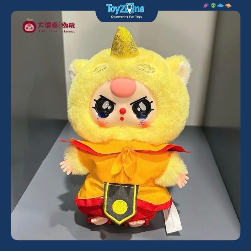  Mô hình Blind Box móc khoá gấu bông Baby Three Havoc in Heaven ( Tây Du Ký ) CUREPLANETA 