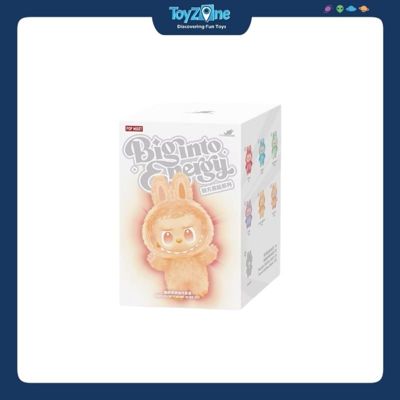 Mô hình Blind Box Móc khoá Gấu bông Labubu V3 The Monsters Big Into Energy POP MART