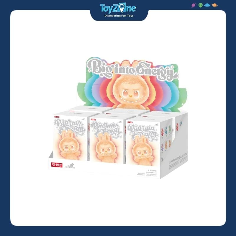 Mô hình Blind Box Móc khoá Gấu bông Labubu V3 The Monsters Big Into Energy POP MART