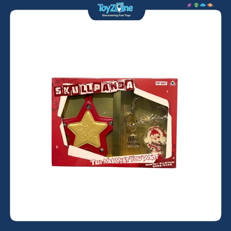 Móc khóa Trang trí Skull Panda Tell Me What You Want Series Pendant Suit-Still On The Job POP MART