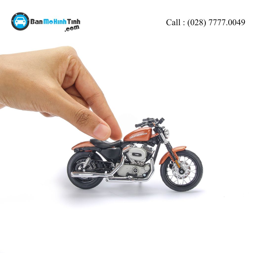 Mô hình xe mô tô Harley Davidson 2007 XL 1200N Nightster Bronze 1:18 Maisto- 20-18863
